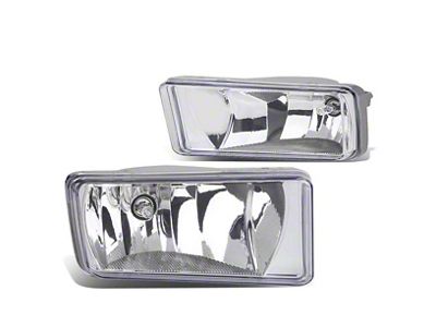 Fog Lights; Clear (07-14 Sierra 2500 HD)