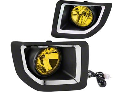 Fog Lights with Switch; Amber (15-16 Sierra 2500 HD)