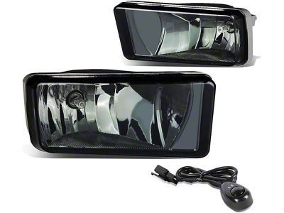 Fog Lights with Switch; Smoked (07-14 Sierra 2500 HD)