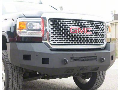 Fortis Front Bumper; Textured Black (15-19 Sierra 2500 HD)