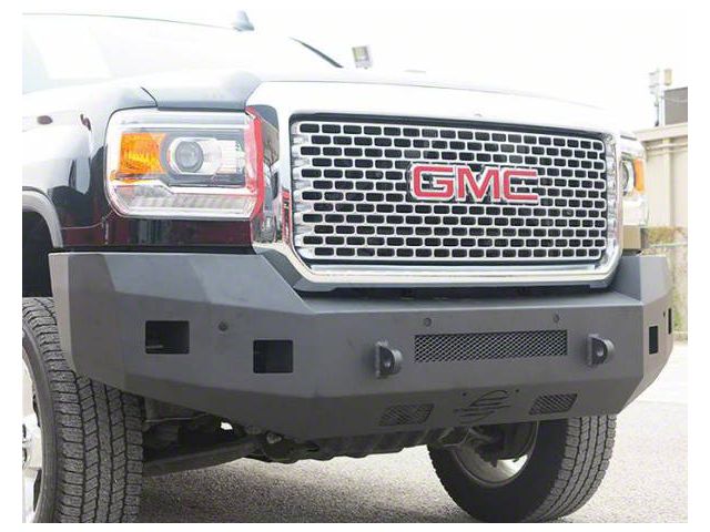 Fortis Front Bumper; Textured Black (15-19 Sierra 2500 HD)