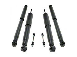 Front and Rear Shocks with Front Sway Bar Links (07-10 Sierra 2500 HD)