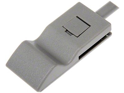 Front Door Lock Knob; Gray (07-14 Sierra 2500 HD)