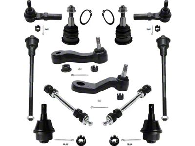 Front Tie Rods with Ball Joints, Sway Bar Links, Idler and 3-Groove Pitman Arms (07-10 Sierra 2500 HD w/o Rack and Pinion Steering)