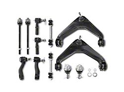 Front Upper Control Arms with Ball Joints, Heavy Duty Sway Bar Links, Idler Arm, Pitman Arm and Tie Rod Ends (01-10 Sierra 2500 HD)