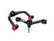 Front Upper Control Arms for 2 to 4-Inch Lift; Black (11-19 Sierra 2500 HD)