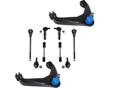 Front Upper Control Arms with Lower Ball Joints, Sway Bar Links and Tie Rods (07-10 Sierra 2500 HD)