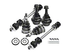 Front Upper and Lower Ball Joints with Front Sway Bar Links (01-10 Sierra 2500 HD)