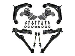 Front Upper and Lower Control Arms with Ball Joints, Sway Bar Links and Torsion Bar Mounts (07-08 4WD Sierra 2500 HD Crew Cab)