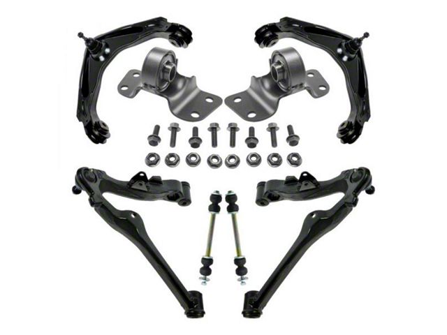 Front Upper and Lower Control Arms with Ball Joints, Sway Bar Links and Torsion Bar Mounts (07-08 4WD Sierra 2500 HD Crew Cab)