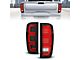 Full LED Tail Lights with Sequential Turn Signal; Black Housing; Clear Lens (20-23 Sierra 2500 HD w/ Factory Halogen Tail Lights)