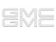 GMC Bed Rail Letter Inserts; Gloss White (20-24 Sierra 2500 HD)
