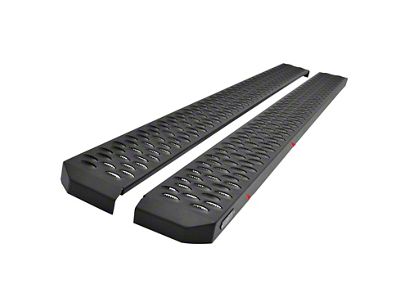 Westin Grate Steps Running Boards; Textured Black (15-19 6.0L Sierra 2500 HD Double Cab)