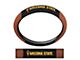 Grip Steering Wheel Cover with Arizona State University Logo; Tan and Black (Universal; Some Adaptation May Be Required)