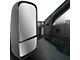 Heated Manual Towing Mirrors; Textured Black (15-19 Sierra 2500 HD)