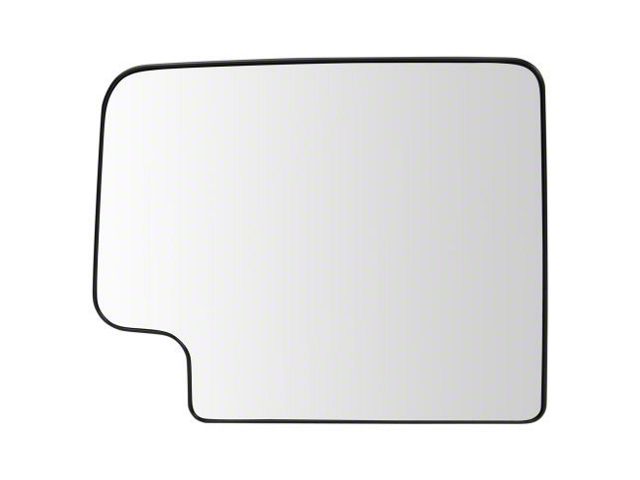Heated Upper Towing Mirror Glass; Driver Side (20-21 Sierra 2500 HD)