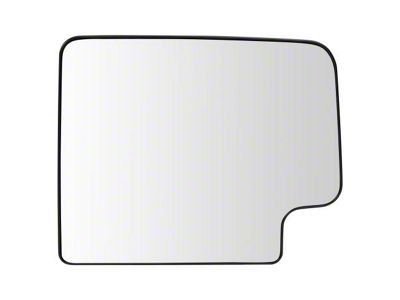 Heated Upper Towing Mirror Glass; Passenger Side (19-21 Sierra 2500 HD)