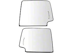 Heated Upper Towing Mirror Glass; Driver and Passenger Side (14-17 Sierra 2500 HD)