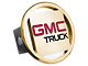 GMC Hitch Cover; Gold (Universal; Some Adaptation May Be Required)