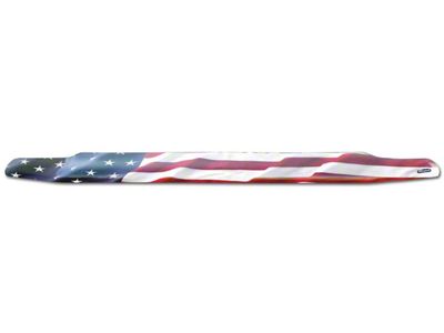 Vigilante Premium Hood Protector; American Flag (15-19 Sierra 2500 HD w/o Induction System Hood)