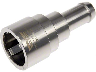 HVAC Heater Hose Connector; Inlet and Outlet; 3/4-Inch Tube x 5/8-Inch Hose (07-14 Sierra 2500 HD)