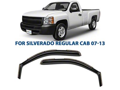 in-Channel Window Deflectors (07-14 Sierra 2500 HD Regular Cab)