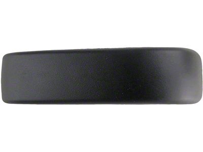 Interior Door Handle; Rear Left and Right; Black; Plastic (07-13 Sierra 2500 HD Extended Cab)