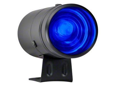 LED Adjustable Shift Light; Black and Blue (Universal; Some Adaptation May Be Required)