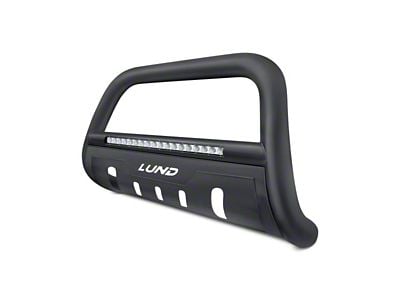 LED Bull Bar; Black (20-24 Sierra 2500 HD)