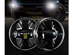 LED Fog Lights; Black Housing (07-14 Sierra 2500 HD)