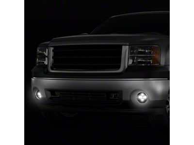 LED Fog Lights; Clear (07-14 Sierra 2500 HD)