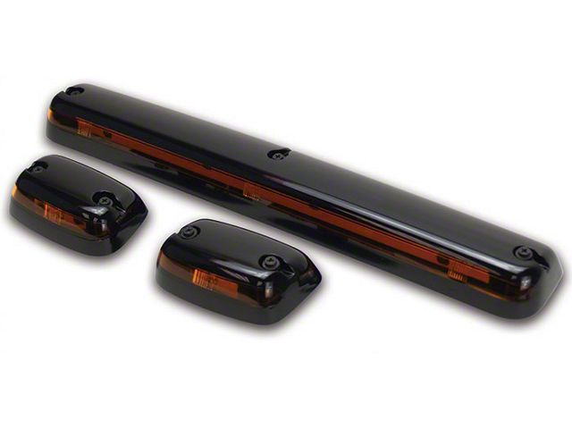 LED Hi-5 Cab Roof Light Kit; Amber (07-14 Sierra 2500 HD)