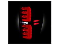 LED Tail Lights; Black Housing; Smoked Lens (20-23 Sierra 2500 HD w/ Factory LED Tail Lights)
