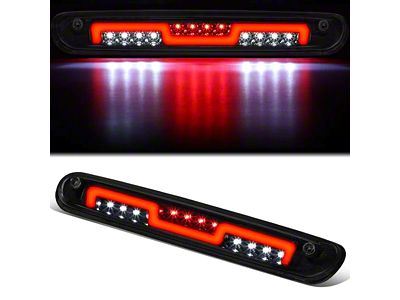 LED Third Brake Light with Sequential Brake Lights; Black Housing; Smoked Lens (07-14 Sierra 2500 HD)