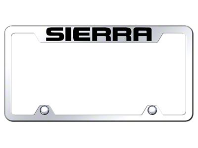 Sierra Laser Etched License Plate Frame (Universal; Some Adaptation May Be Required)