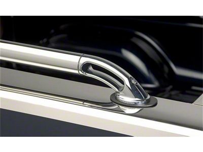 Putco Locker Side Bed Rails; Stainless Steel (07-14 Sierra 2500 HD)