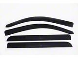 Low Profile Ventvisor Window Deflectors; Front and Rear; Dark Smoke (15-19 Sierra 2500 HD Crew Cab)