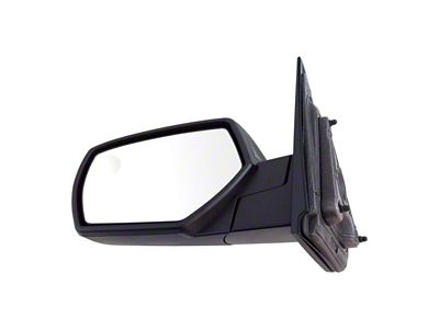 Manual Mirror; Paint to Match Black; Driver Side (15-18 Sierra 2500 HD)
