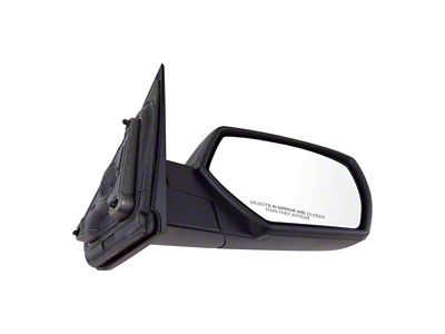 Manual Mirror; Paint to Match Black; Passenger Side (15-18 Sierra 2500 HD)