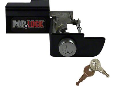 Manual Tailgate Lock; Black (08-15 Sierra 2500 HD)