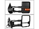 Manual Towing Mirrors with Amber LED Turn Signals Black (07-14 Sierra 2500 HD)