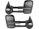 Manual Towing Mirrors; Textured Black (07-14 Sierra 2500 HD)