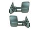 Manual Towing Mirrors; Textured Black (15-19 Sierra 2500 HD)