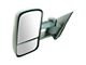 Manual Towing Mirrors; Textured Black (15-19 Sierra 2500 HD)