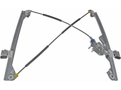 Manual Window Regulator; Front Driver Side (07-14 Sierra 2500 HD)