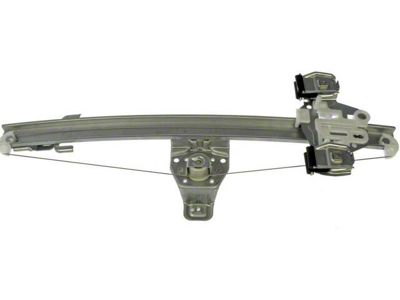 Manual Window Regulator Only; Rear Passenger Side (07-13 Sierra 2500 HD Extended Cab)