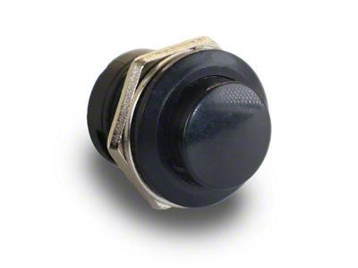 Mini Detonator Push Button Switch; Black (Universal; Some Adaptation May Be Required)