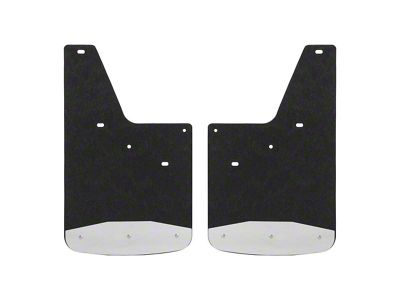 Textured Rubber Mud Guards; Front or Rear; 12-Inch x 20-Inch (07-14 Sierra 2500 HD)