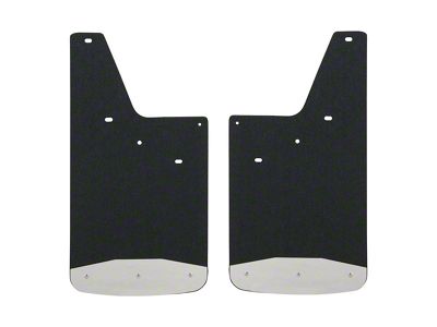 Textured Rubber Mud Guards; Front or Rear; 12-Inch x 23-Inch (07-14 Sierra 2500 HD)