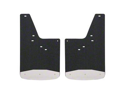 Textured Rubber Mud Guards; Front or Rear; 12-Inch x 20-Inch (15-19 Sierra 2500 HD)